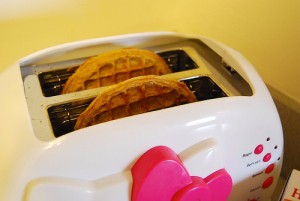 waffles for breakfast